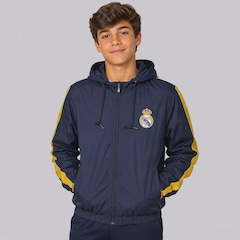 Jaqueta Real Madrid Corta Vento Infantil - Foto 1