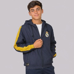 Jaqueta Real Madrid Corta Vento Infantil - Foto 2