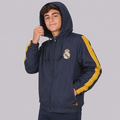 Jaqueta Real Madrid Corta Vento Infantil - Foto 3