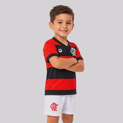 Kit Uniforme de Futebol do Flamengo Baby Infantil - Foto 2