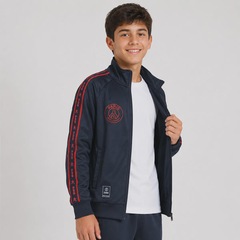 Jaqueta PSG Parisien Helanca Infantil - Foto 3