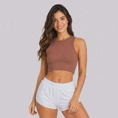 Top Fila Life Ribbed III Feminino - Foto 1