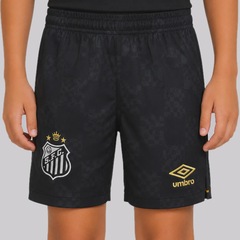 Calção Umbro Santos II 2025 Infantil - Foto 1