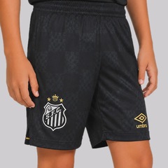 Calção Umbro Santos II 2025 Infantil - Foto 2