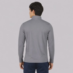 Camiseta Fila Half Ziper Life ML Masculina - Foto 4