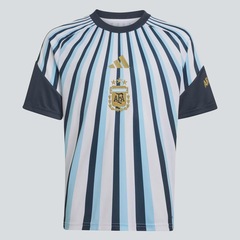Camisa Argentina Pré-Jogo I 26/27 adidas Infantil - Foto 6
