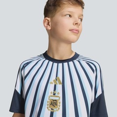 Camisa Argentina Pré-Jogo I 26/27 adidas Infantil - Foto 8