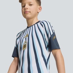 Camisa Argentina Pré-Jogo I 26/27 adidas Infantil - Foto 9