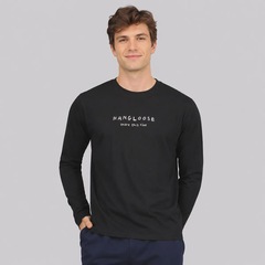 Camiseta Hang Loose Share It Manga Longa Masculina - Foto 1