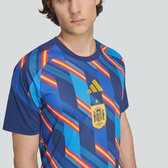Camisa Espanha Pré-Jogo I 26/27 adidas Masculina - Foto 6