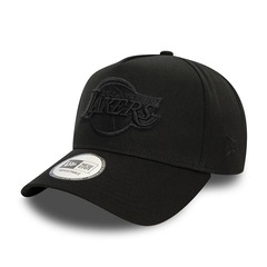 Bone New Era 9Forty A-Frame Snapback Los Angeles Lakers Masculino - Foto 1