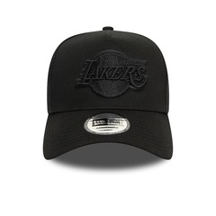 Bone New Era 9Forty A-Frame Snapback Los Angeles Lakers Masculino - Foto 2