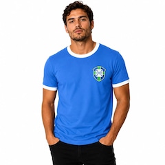 Camiseta do Brasil Canalonga Retrô CBD - Masculina - Foto 1