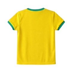 Camiseta do Brasil Diadora Campione Escudo -  Infantil - Foto 4