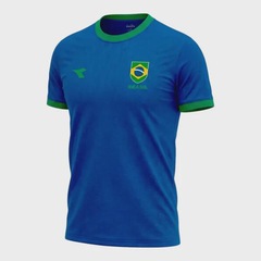 Camiseta do Brasil Diadora Campione Escudo - Infantil - Foto 4