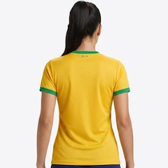 Camiseta do Brasil Diadora Campione - Feminina - Foto 2