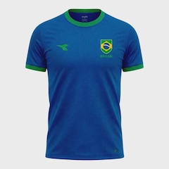Camiseta do Brasil Diadora Campione - Feminina - Foto 4