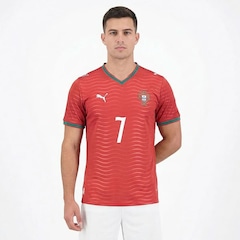 Camisa Portugal I Puma 2026 Ronaldo 7 - Masculina - Foto 1