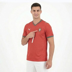 Camisa Portugal I Puma 2026 Ronaldo 7 - Masculina - Foto 3