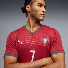 Camisa Portugal I Puma 2026 Ronaldo 7 - Masculina - Foto 7