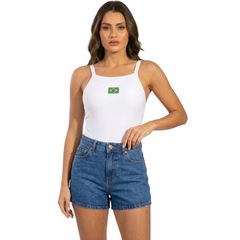 Body Cavado Brasil Vekyo Sem Bojo - Feminino - Foto 1