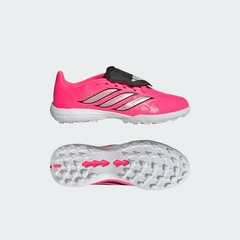 Chuteira Society Infantil adidas Língua Dobrável Predator League - Foto 10