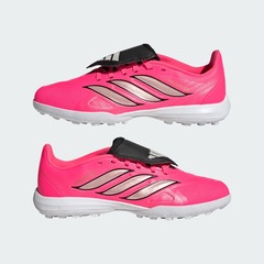Chuteira Society Infantil adidas Língua Dobrável Predator League - Foto 8