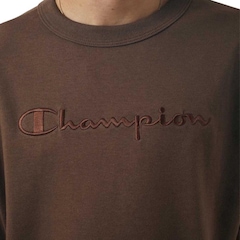 Camiseta Chammpion Bordado Script - Masculina - Foto 3