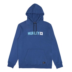 Blusão de Moletom Canguru Hurley Square - Masculina - Foto 1