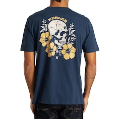 Camiseta Hurley Hibiskull - Masculina - Foto 2