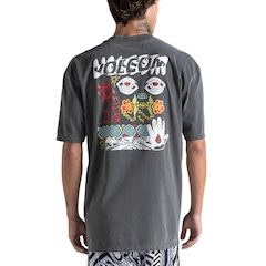 Camiseta Comfort Fit Volcom Brain Storm - Masculina - Foto 2
