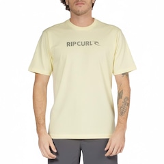Camiseta Rip Curl New Icon Sphere Lemon Ice - Mascculina - Foto 1