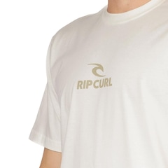 Camiseta Rip Curl Icon Bone - Masculina - Foto 4