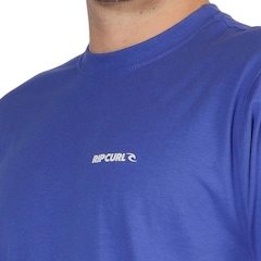 Camiseta Rip Curl Brand Icon Electric Cobalt - Masculina - Foto 4