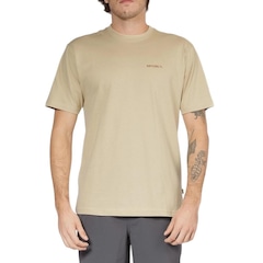 Camiseta Rip Curl Brand Icon Khaki Sand - Masculina - Foto 1