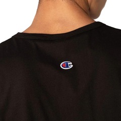 Camiseta Regata Champion Mini Script Bordado - Masculina - Foto 4