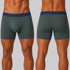 Cueca Lupo Boxer Algodão com Elastano Masculina - Foto 3