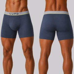 Cueca Lupo Boxer Algodão com Elastano Masculina - Foto 3