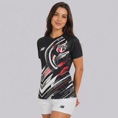 Camisa do São Paulo Pre jogo 25/26 New Balance Feminina - Foto 3