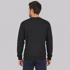Blusão de Moletom New Era New York Yankees MLB Script GRPHC Crew Masculino - Foto 4
