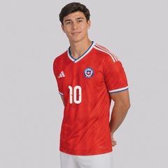 Camisa Chile Home 26/27 10 D. Osorio Adidas Masculina - Foto 4