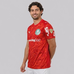 Camisa de Goleiro do Palmeiras I 26/27 Patch Libertadores Puma Masculina - Foto 3