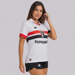 Camisa do São Paulo I 24/25 Torcedora New Balance Feminina - Foto 2
