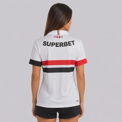 Camisa do São Paulo I 24/25 Torcedora New Balance Feminina - Foto 4