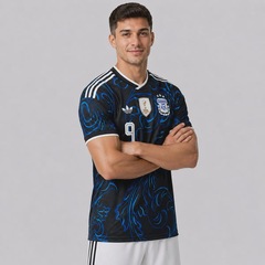 Camisa Argentina II 26/27 9 J. Álvarez Adidas Masculina - Foto 3
