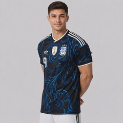 Camisa Argentina II 26/27 9 J. Álvarez Adidas Masculina - Foto 4