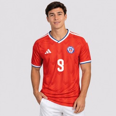 Camisa Chile I 26/27 9 A. Aravena Adidas Masculina - Foto 2