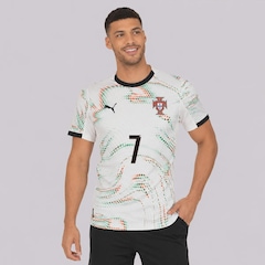 Camisa Portugal II 25/26 7 Ronaldo Puma Masculina - Foto 2