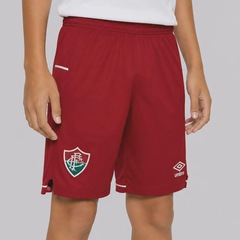 Calção Umbro Fluminense II 2025 Infantil - Foto 2