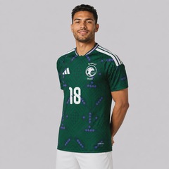 Camisa Arábia Saudita Home 26/27 18 S. Abu Al-Shamat Adidas Masculina - Foto 4